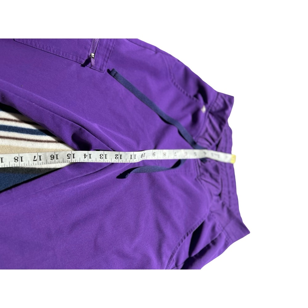 FIGS Technical Collection Purple Scrub Jogger Pants Womens Small Cargo Pocket - Picture 6 of 7